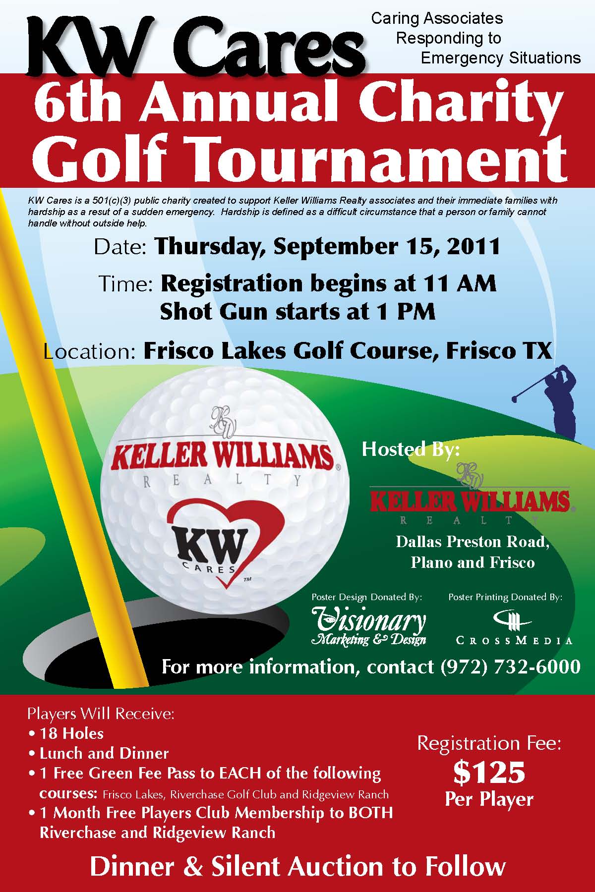 Golf Tournament Poster Template Free